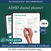 FOREST GREEN - ADHD Digital Planner for iPad & Android tablets