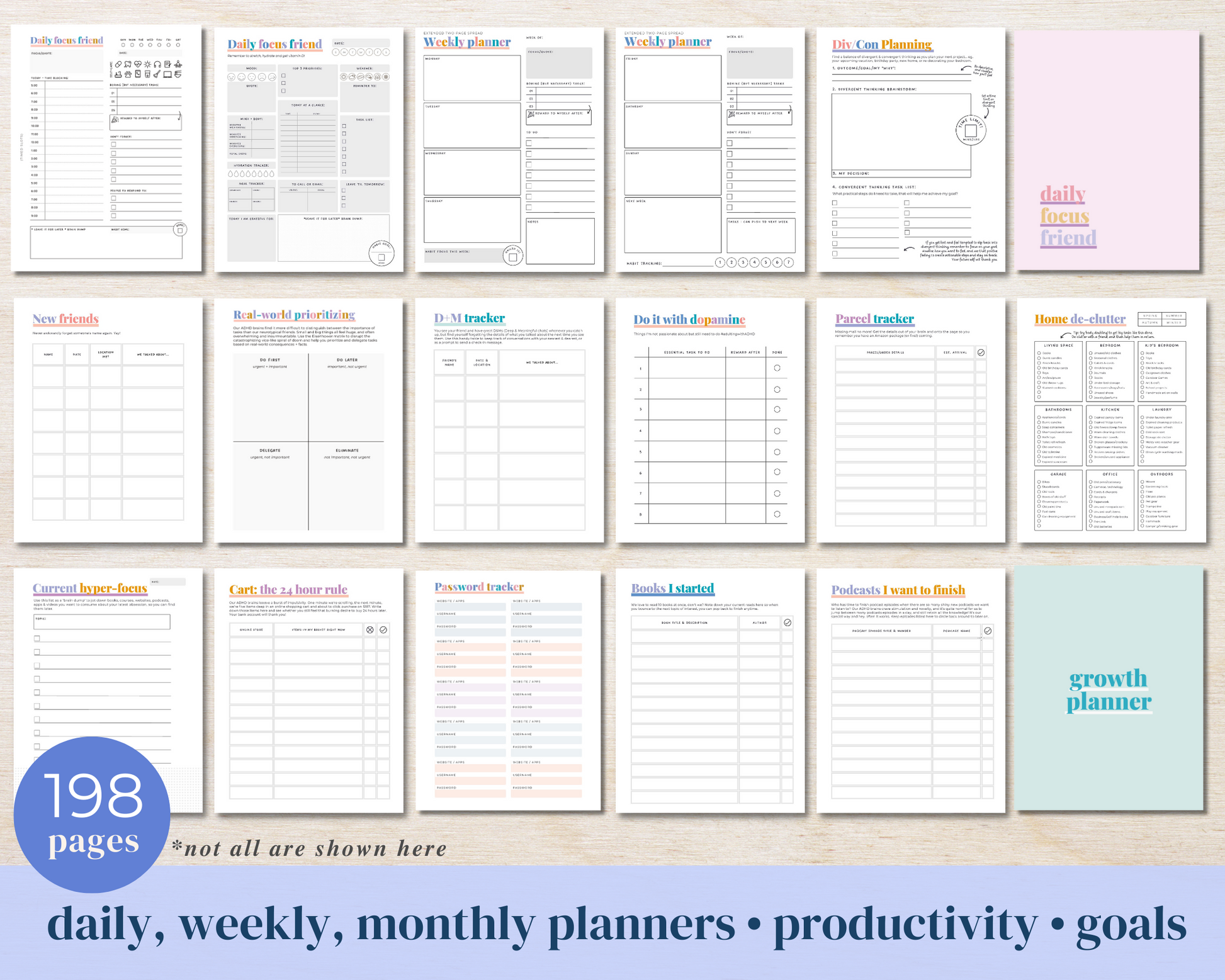 Buy A5 Life Balance Review Printed Planner Inserts Life Online in India 